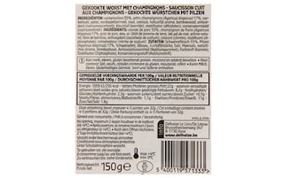 Delhaize | Champignonworst 150 gr