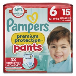 Pampers | Premium Protection Pants | Culottes | Taille 6 