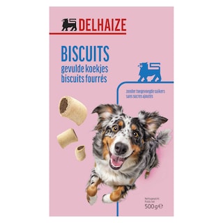 Delhaize | Snacks chien | Biscuits | Mix viandes 