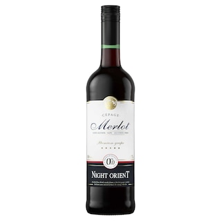 Night Orient | vin sans alcool | Merlot | Rouge 