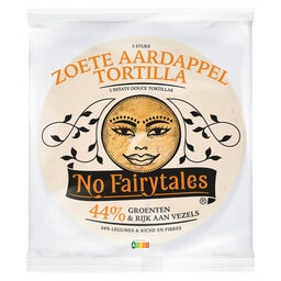 No Fairytales | Tortilla wraps | Zoete aardappel 