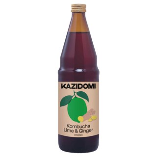 Kazidomi | Kombucha | Citron vert gingembre | Bio 75 cl