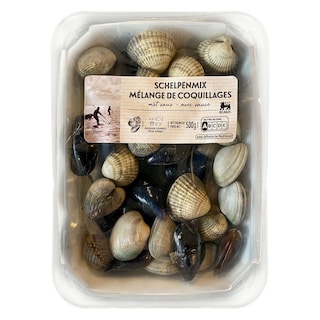 Delhaize | Mélange de coquillages | Avec sauce 