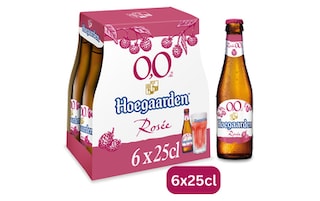 Hoegaarden | Fruitbier | Rosee | Alcoholvrij | 0% | Fles 