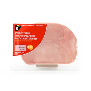Delhaize | Jambon dégraissé en tranches 