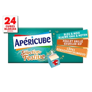 Apéricube | Feestelijke selectie | 24 Blokjes 125 gr