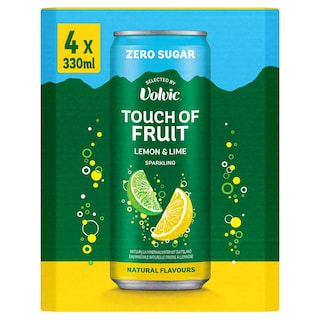 Volvic | Touch of Fruit | Citron - Citron vert 4 x 33 cl