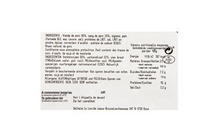 Delhaize | Boudins de campagne | Noir +/- 240 gr