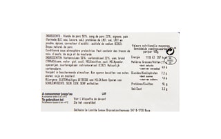 Delhaize | Boudins de campagne | Noir +/- 240 gr