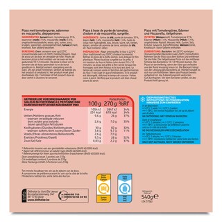 Delhaize | Pizza | 4 | Formaggio 340 gr