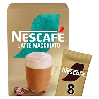 Nescafé | Gold | Latte | Café soluble | 8 sticks 