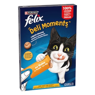 Felix | Snacks Chat | Creamy | Poulet 4 x 10 gr