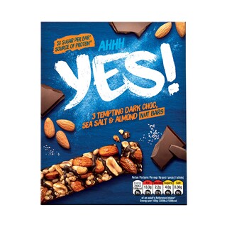 Nestlé | Yes! | Barre | Sel de mer | Chocolat noir 