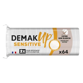 Demak'Up | Ontschminkschijfjes | Sensitive 64 st