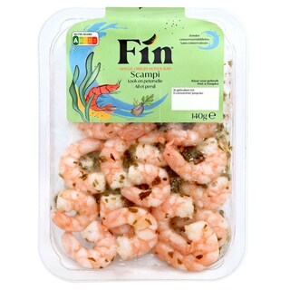 Fin | Scampi's | Gekookt | Look & peterselie 140 gr