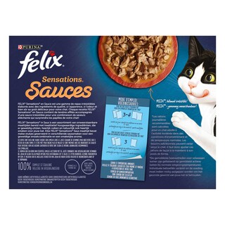Felix | Kattenvoeding | Sensations | Saus 12 x 85 gr