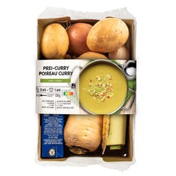 Delhaize | Maaltijdbox | Prei currysoep 