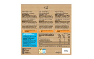 Delhaize | Pizza | 4 | Formaggio 340 gr