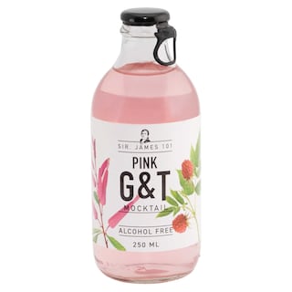 Pink G&T Mocktail | 0% Alcohol