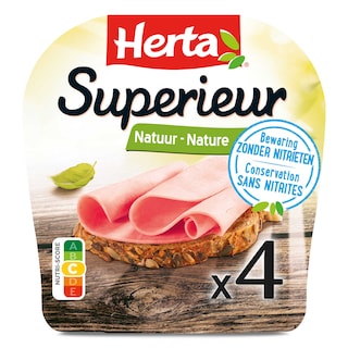 Herta | Ham | Superieur | Zonder nitrieten 133 gr