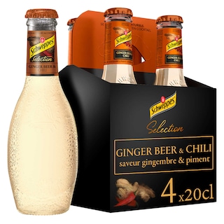 Schweppes | 4x20cl |Ginger beer & chili 