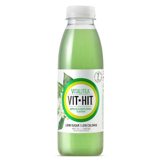 VIT-HIT | Vit-Hit Lean & Green 500 ml |Vitaminendrank|Vit Hit Apple + Elderflower 500ml 