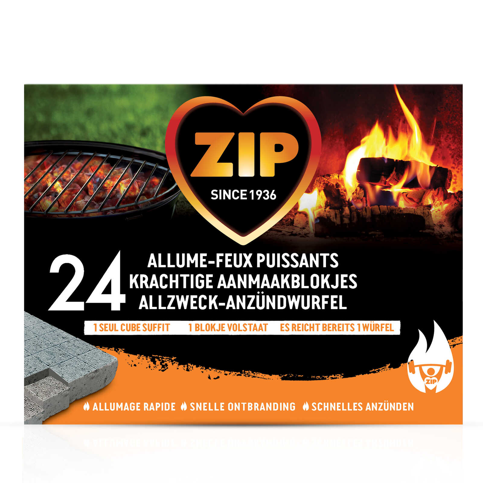 Zip Krachtige aanmaakblokjes