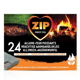 Zip | Krachtige aanmaakblokjes 24 st