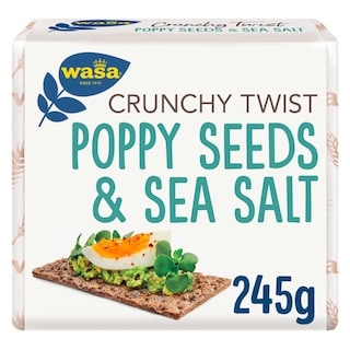 Wasa | Knäckebröd | Poppy Seeds & Sea Salt 245 gr