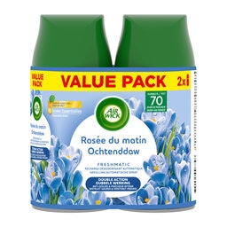 Air Wick | Freshmatic Max | Recharge | Rosée du matin 2 x 25 cl
