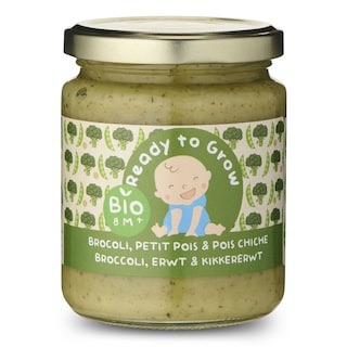 Ready to Grow | Verse babyvoeding | Broccoli | Erwt | Kikkererwt | 8M | Bio 