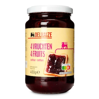 Delhaize | Confituur | 4vruchten | Ex 