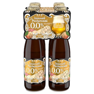 Lindemans | Fruitig bier | Perzik | 0% alc. 