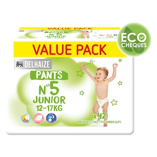 Delhaize | Eco | Culottes | Taille 5 | Eco 42 pc