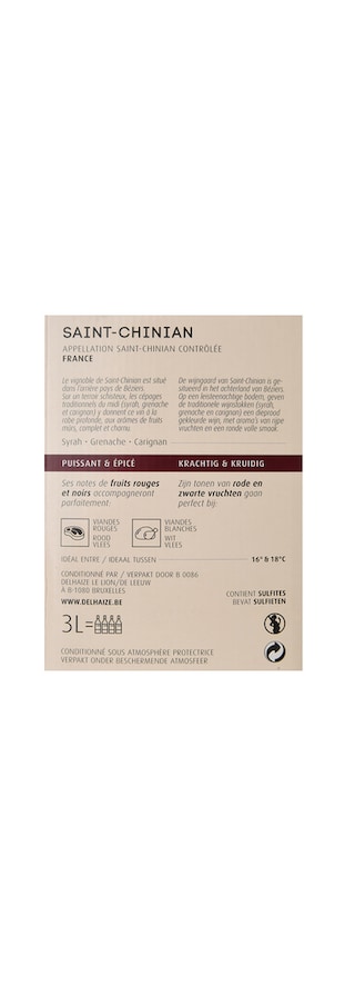 Delhaize | Valdorb | Saint-Chinian 3 l