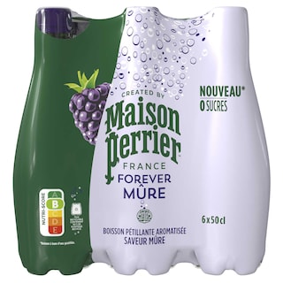 Maison Perrier | Forever | Eau aromatisée | Pétillante | Mûres | PET 