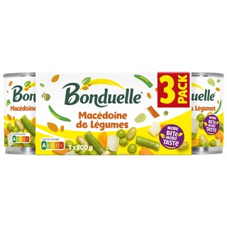 Bonduelle | Macedoine de légumes 3 x 130 gr