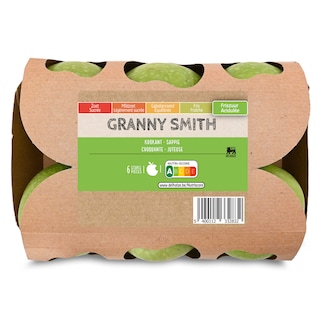 Delhaize | Pommes | Granny Smith | Emballé | 6pc 