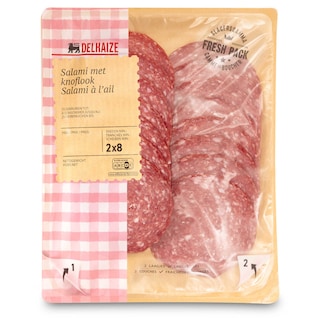 Delhaize | Salami met look +/- 150 gr
