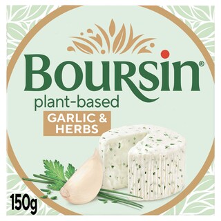 Boursin | Plantaardig Alternatief | Knoflook & kruid 150 gr