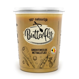 Butterfly | soep | Groenteweelde | Balletjes 