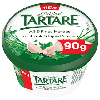Tartare | Fromage à tartiner |ail & fines herbes 90 gr