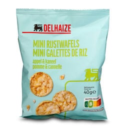 Delhaize | Rijstwafels | Appel-kaneel | Mini 
