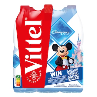 Vittel | Mineraalwater | Niet bruisend | PET 6 x 1,5 l