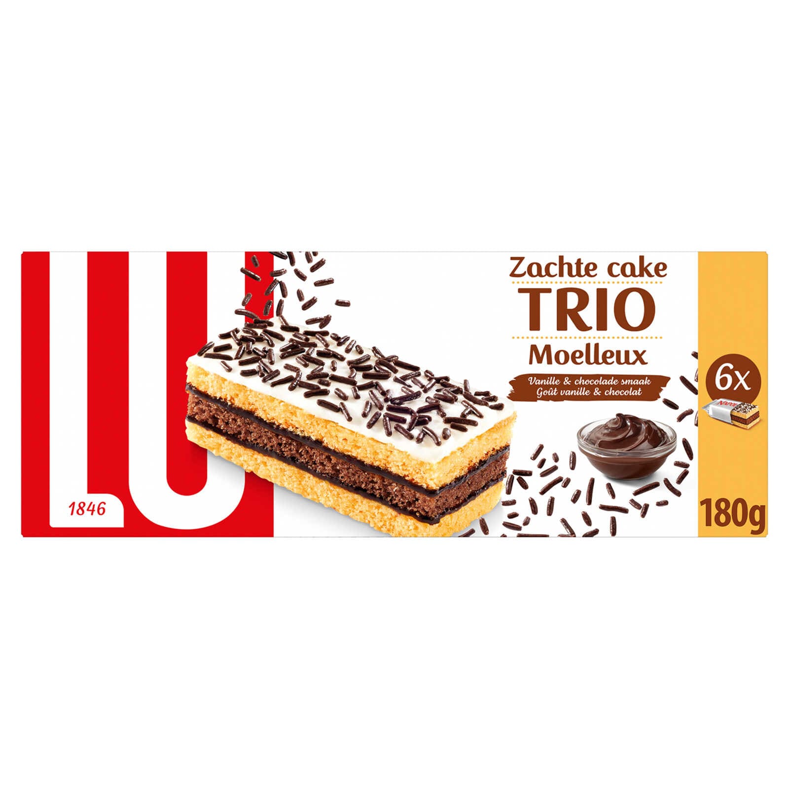 LU Cakes | Moelleux Trio | Vanille | Chocola