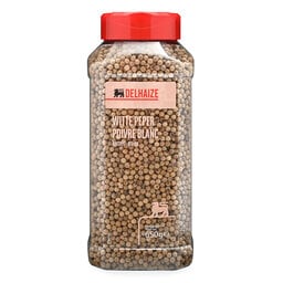 Delhaize | Epices | Poivre blanc | Grains 650 gr