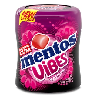 Mentos | Gum | Chewing-gum | Framboise | Sans sucre 