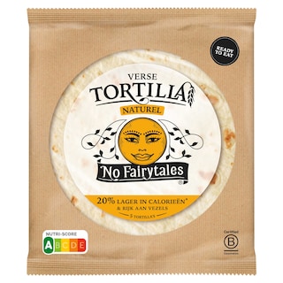 No Fairytales | Tortilla wraps | Naturel 200 gr