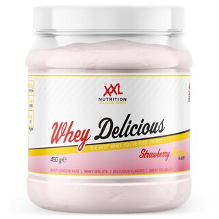 XXL Nutrition | Delicious Series | Proteins| Whey | Fraise-Banane 450 gr