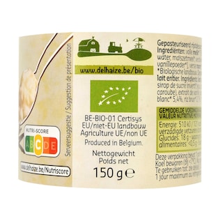 Delhaize | Bio | Riz au lait | Vanille | Bio 
